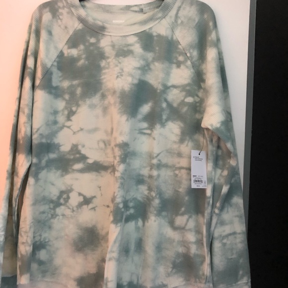 Long sleeved thermal cotton shirt. Tie dyed - Picture 2 of 3